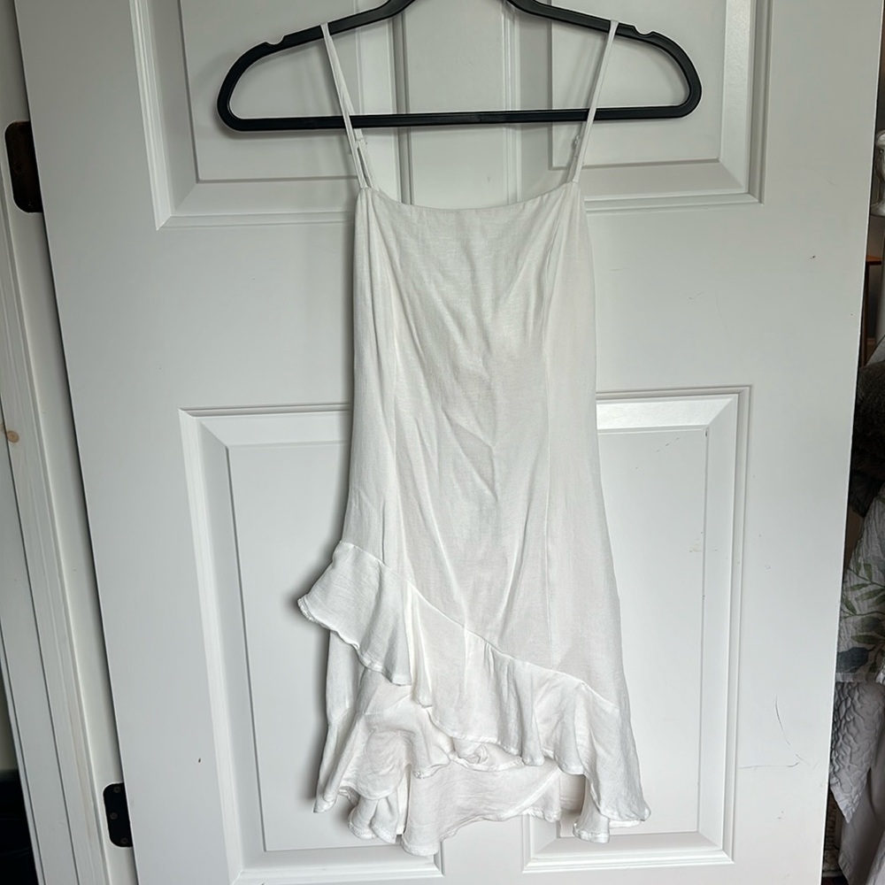 White Francesca’s Graduation/bridal shower dress S